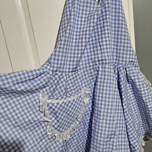 Adorable Blue Checkered Apron